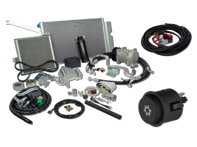 Spare parts for air conditioning systems cabins for operating vehicles
