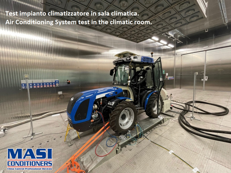 OEM air conditioning and heating systems for agricultural and industrial vehicles